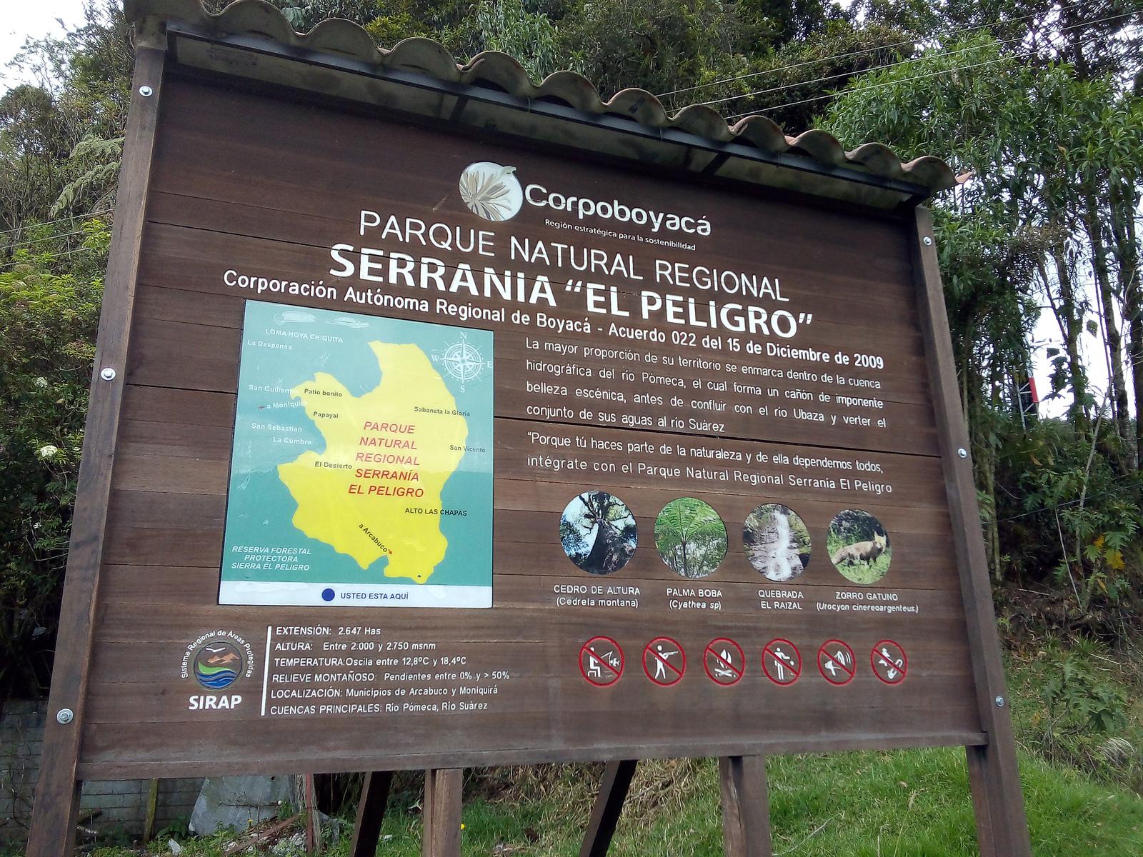Serranía del Peligro - Moniquirá